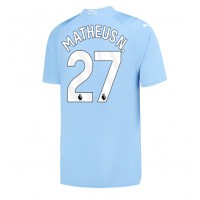 Dres Manchester City Matheus Nunes #27 Domáci 2023-24 Krátky Rukáv